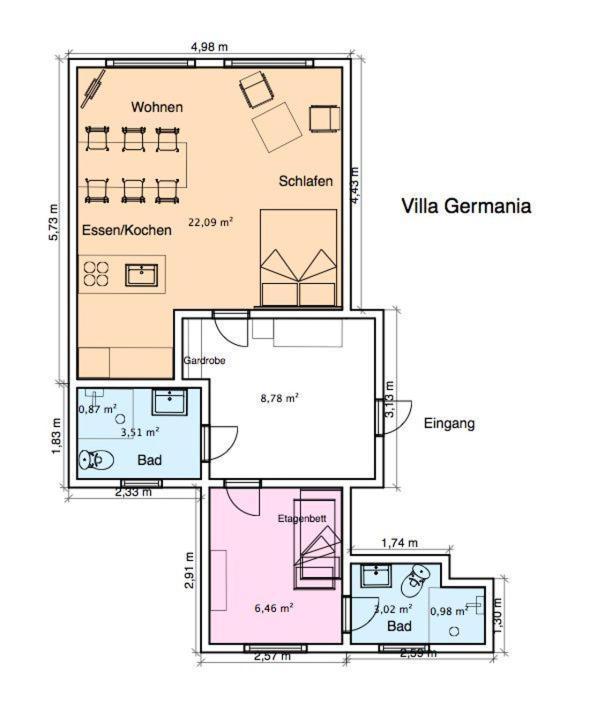 נורדרני Villa Germania מראה חיצוני תמונה